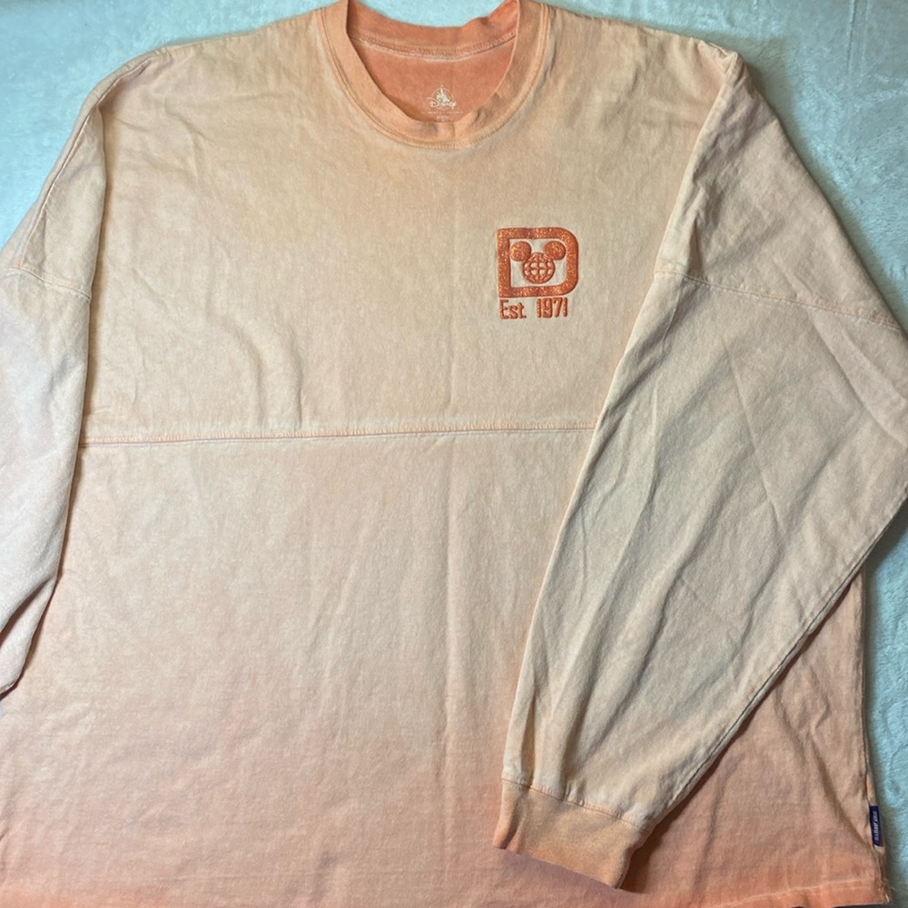 Disney ✨ Walt Disney World Coral Ombré Spirit Jersey Women’s Size XL